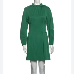 Tibi mock Neck Mini Dress